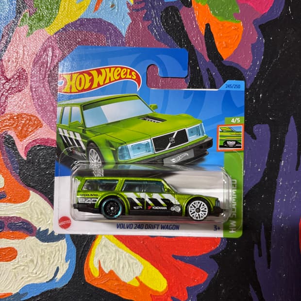 미개봉) 볼보 드리프트 웨건 다이캐스트 핫휠 인테리어 소품