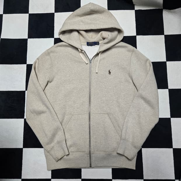 M 폴로랄프로렌 써멀 후드 집업 오트밀