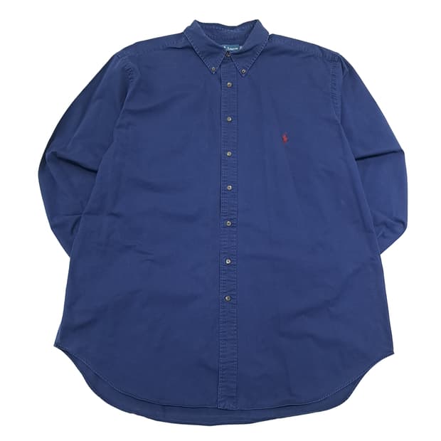 CN913 2XLT 폴로 랄프로렌 네이비 긴팔 셔츠 남방