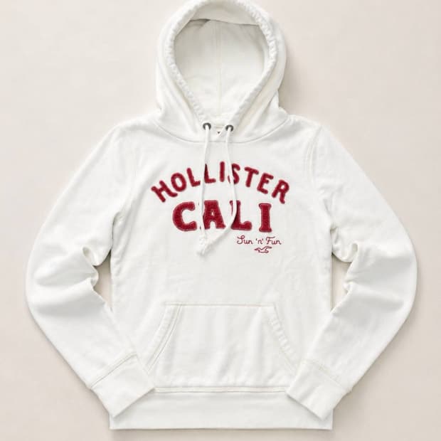 Hollister 홀리스터 화이트 후드티