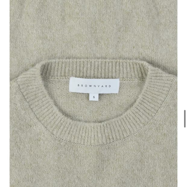 브라운야드 23FW 알파카 니트 4사이즈