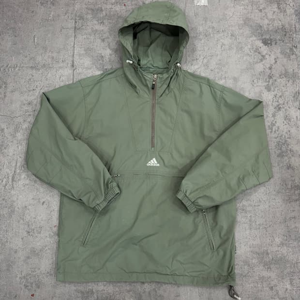 아디다스 반집업 바람막이 L