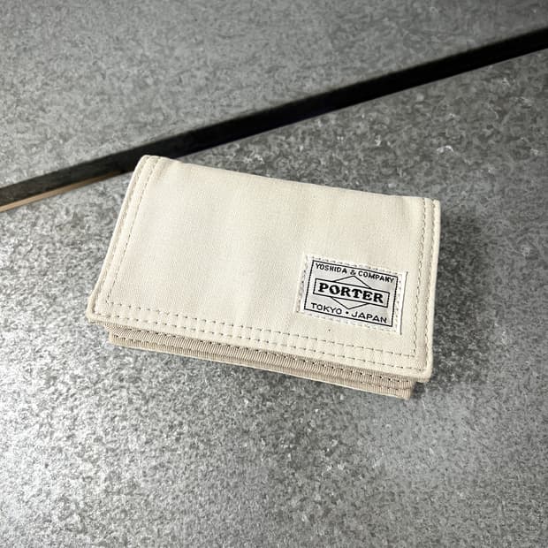 PORTER-DUCK CARD CASE (White) 