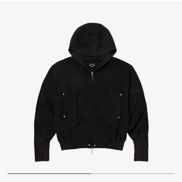 미스치프 워시드 빅포켓 후드 s