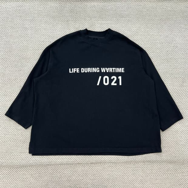 시스템 애티튜드 아카이브 프린트 긴팔티 r4051
