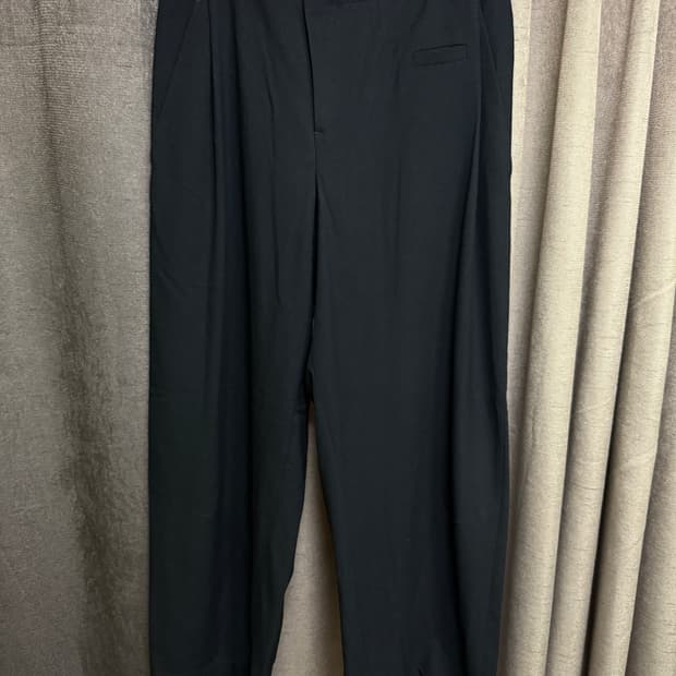 폴리테루 울 커브드 소팬츠 다크네이비 3