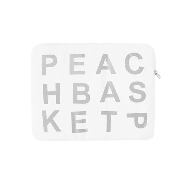 피치바스켓마켓 랩탑 파우치 화이트 11-12인치 새상품
