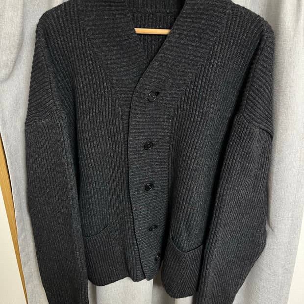 moomyung 랩 리브드 가디건