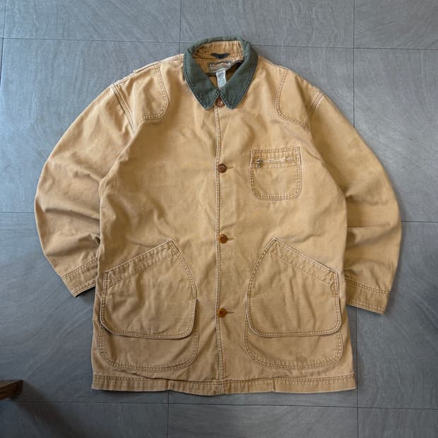 L.L.bean 엘엘빈 다크 베이지 헌팅 자켓 