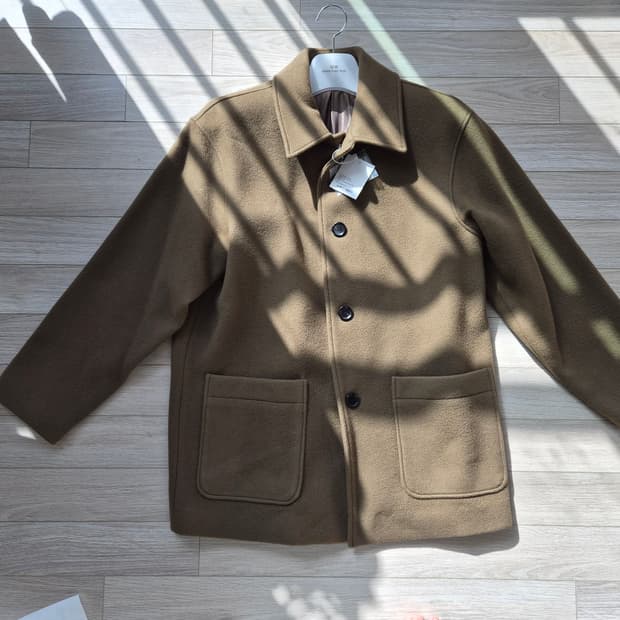 스테디에브리웨어 SEW 울 하프코트 올리브 3사이즈