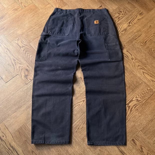 [36]칼하트 USA 미드나잇 네이비 싱글니 워크팬츠