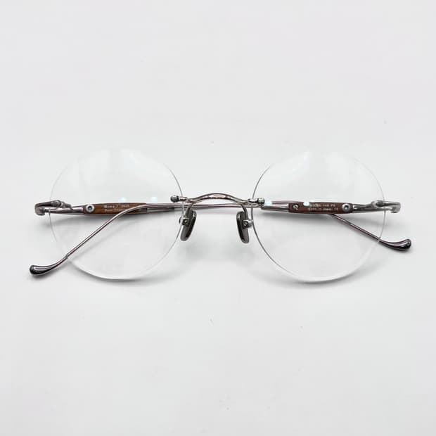 Mona.j 063A 무테 림리스 원형 써클 안경