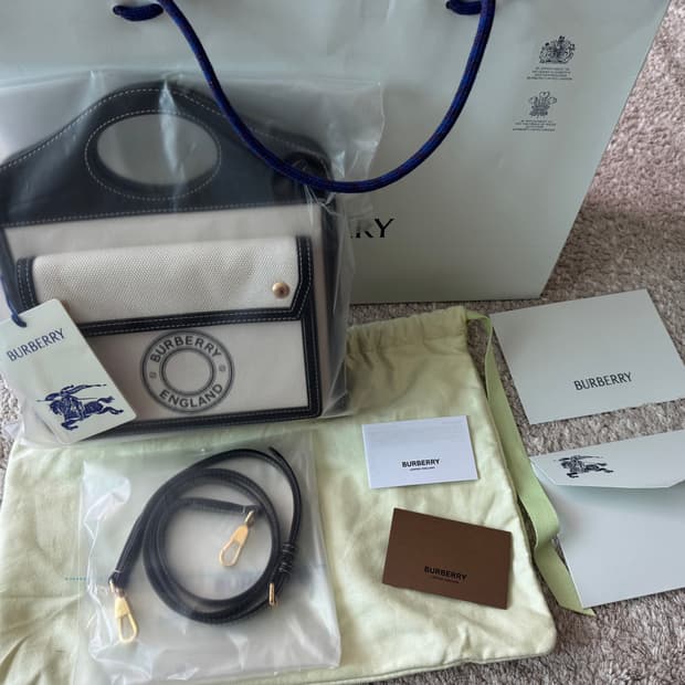새제품 정품 버버리가방 크로스백 토트백
