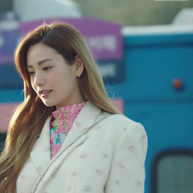 EENK 잉크 플라워 자카드 자켓