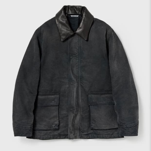 오라리 25aw 프로덕트 다이트 코튼 덕 캔버스 자켓