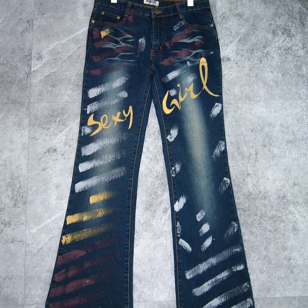 HAPHAZARD Lettering Pants