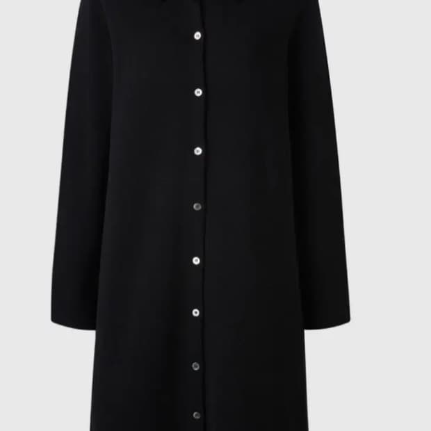 오르 니트 셔츠 드레스 - original