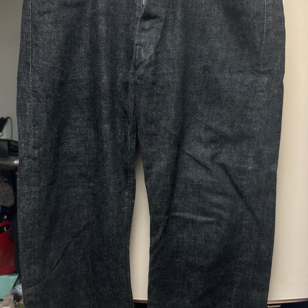 풀카운트 0105bk 셀비지 데님