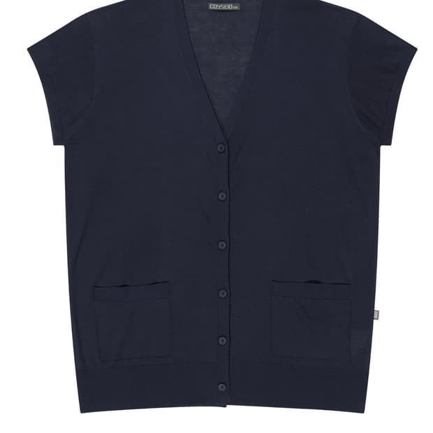 코이세이오 038 half sleeve cardigan navy