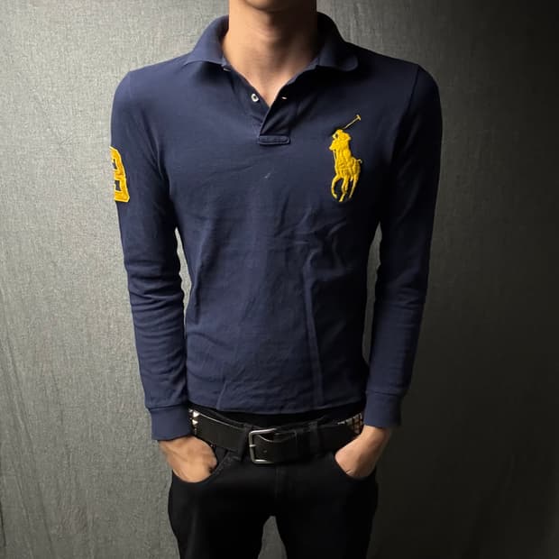 폴로 네이비 빅포니 롱슬리브 s