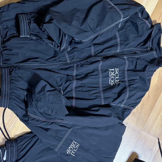 스컬프터 트레이닝 세트 바지M 바람막이L