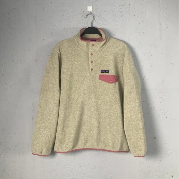 파타고니아 신칠라 풀오버 오트밀/라이트스타핑크 (L)