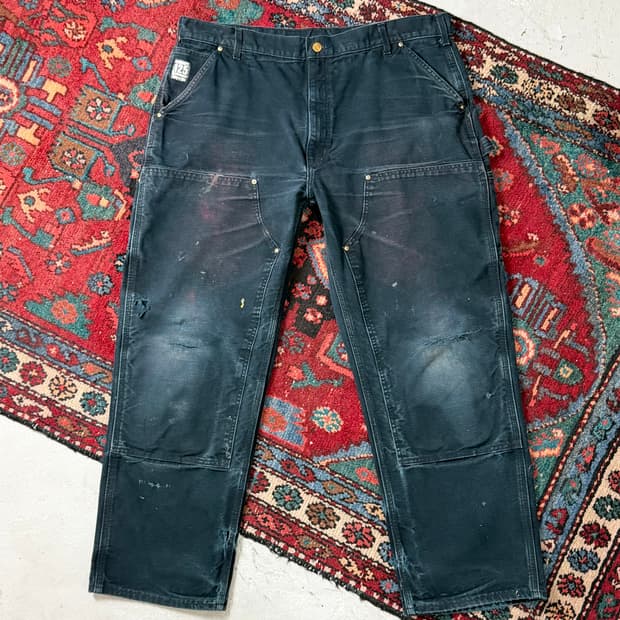 OG USA Made 칼하트 B01 더블니 팬츠 칼하트 썩블니