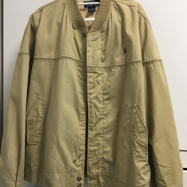 폴로 랄프 로렌 빈티지 자켓 베이지 포니
