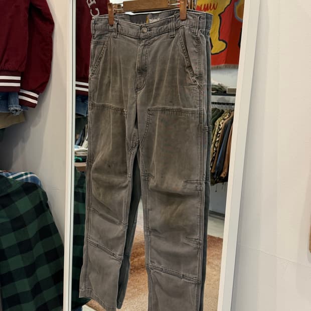 Carhartt 칼하트 디스트레스드 더블니 워크 팬츠 (34inch)