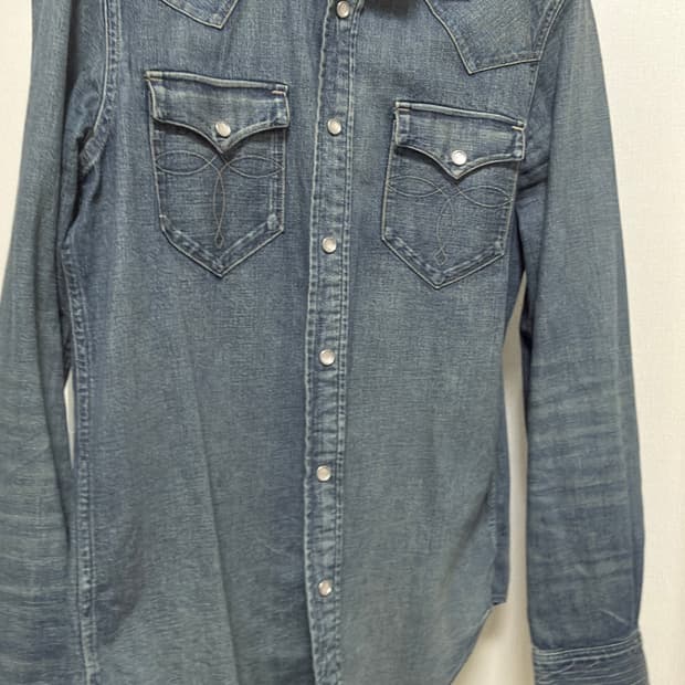 더블알엘 웨스턴 데님셔츠 m