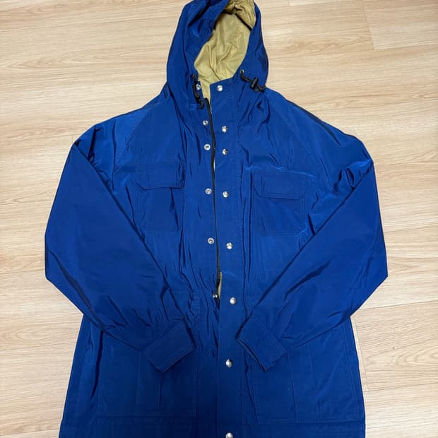 [Made in USA] 크레센트다운웍스 60/40 마운틴파카 블루 L사