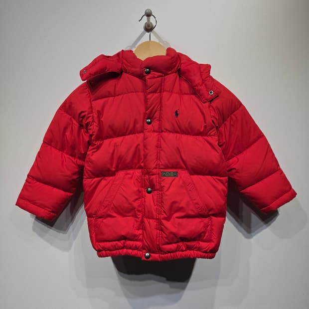 폴로 랄프로렌 키즈 다운 패딩 점퍼