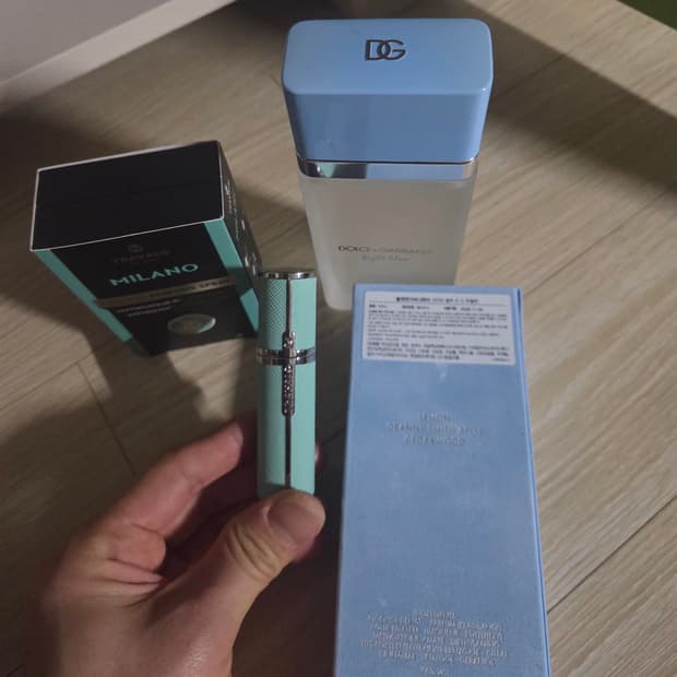 돌체앤가바나 라이트 블루 오 드 뚜왈렛 100ml & 트라발로 향수 공병