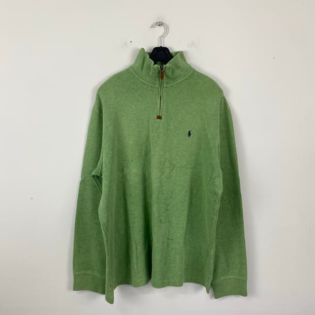 폴로 랄프로렌 그린 하프집업 니트 스웨터 L