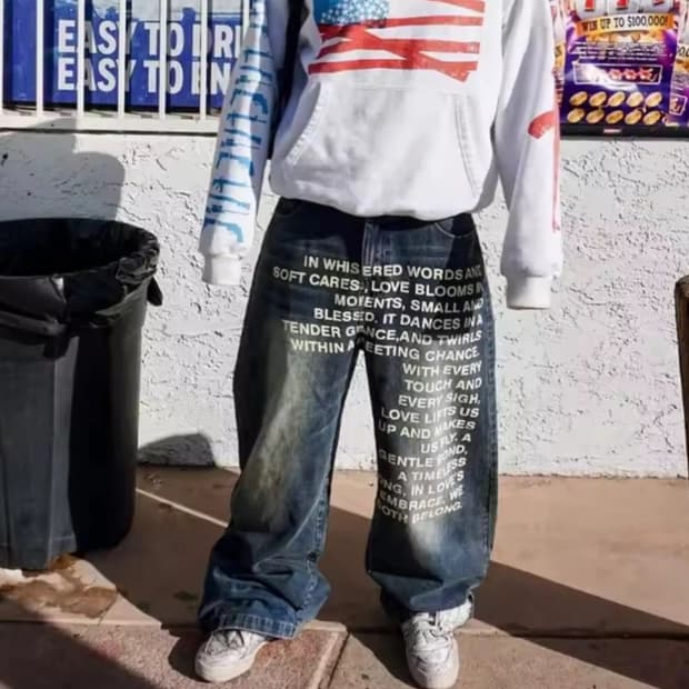 Y2k 청바지 일본 빈티지