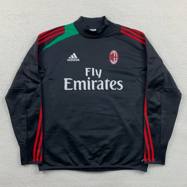 아디다스 AC밀란 12-13시즌 트레이닝 쉘탑