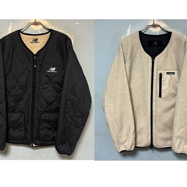 뉴발란스 양면점퍼 뽀글이 퀼팅 추동복 캐주얼 L 100 