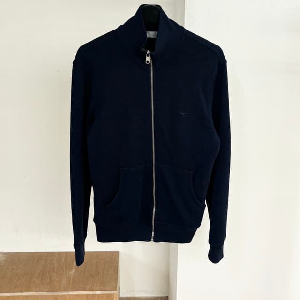 디올 네이비 니트 집업