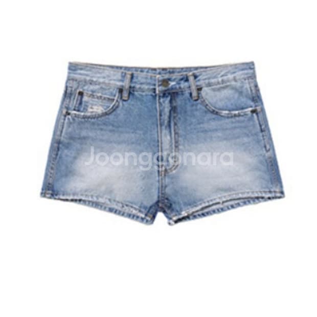 식스앤어하프 MID RISE DENIM SHORT-LIGHT