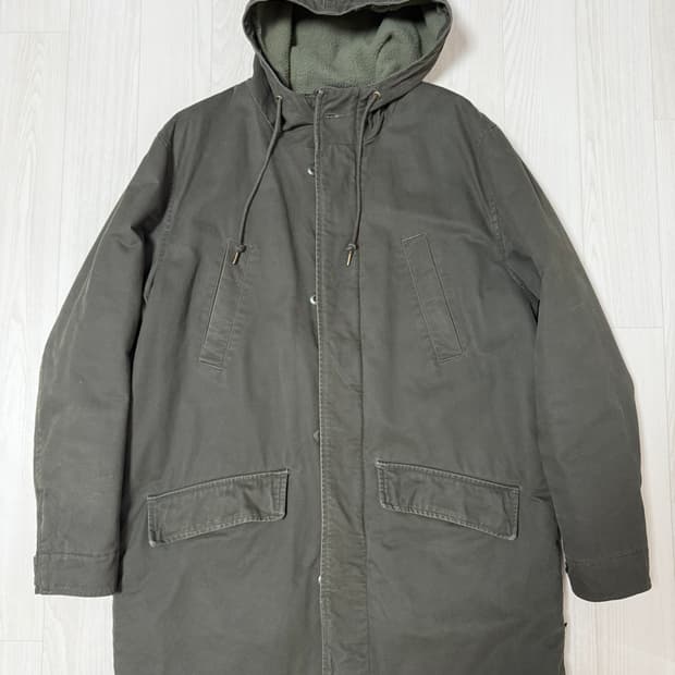스투시 밀리터리 몰스킨 파카 L