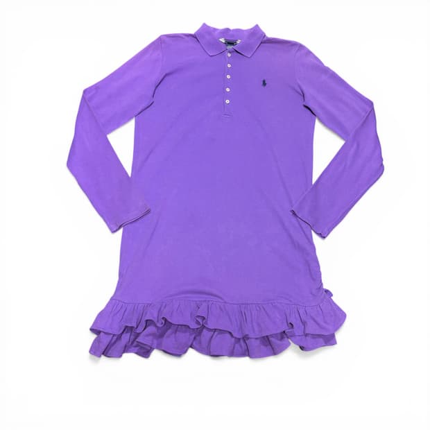 우먼S 폴로 랄프로렌 긴팔 카라 원피스