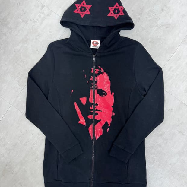 •BlackMoral  다크웨이브·메탈 감성 집업 후디