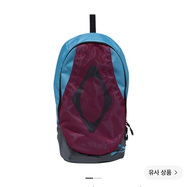 미스치프 롬버스 메쉬 백팩 버건디 블루