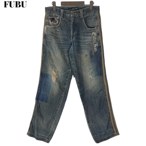 FUBU sideline denim pants
