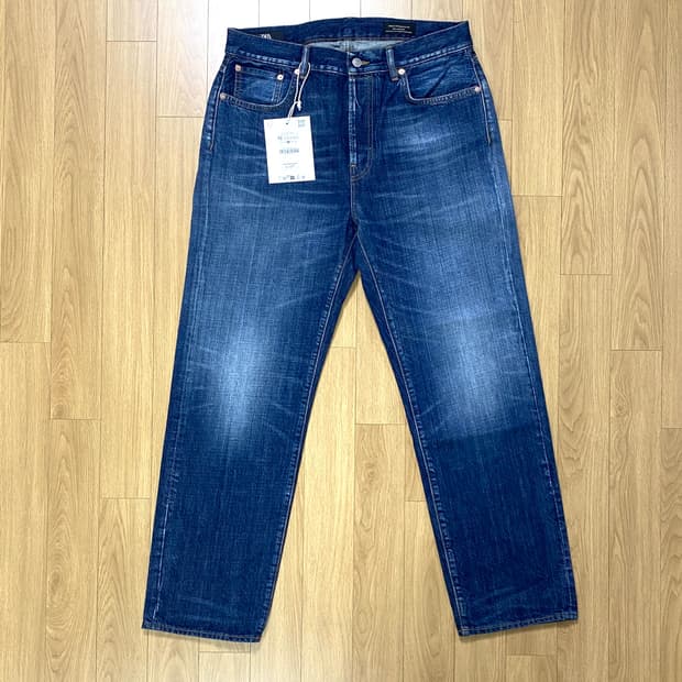 자라 / 스트레이트 앵클 핏 데님 리미티드 에디션 / 미드 블루 / 32