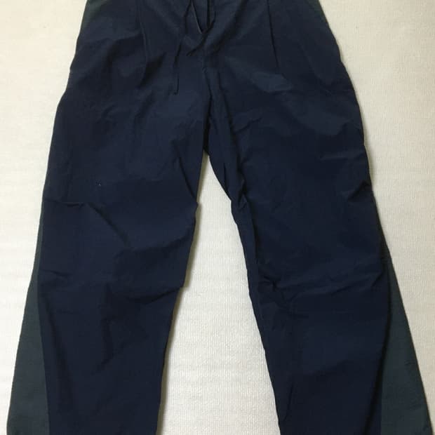 NYLON OHM EASY PANTS-NAVY BLUE(2)