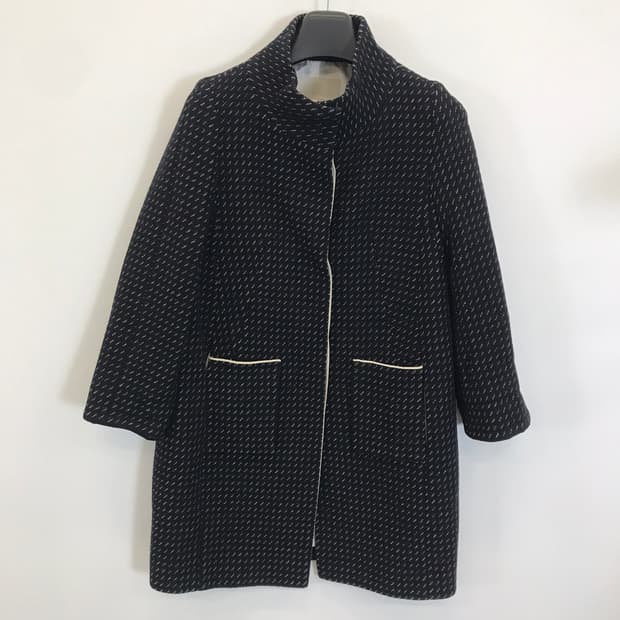 KUHO 구호 체크패턴 모직코트 [여성55]