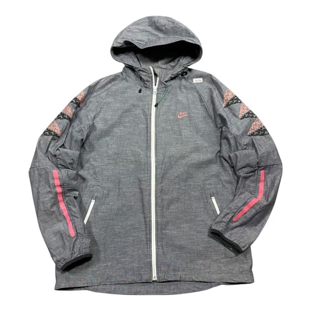 ✨ (바배) 나이키 올드스쿨 트랙앤필드 린넨 후드 집업 자켓