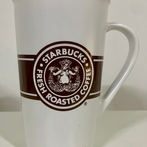 Starbucks 스타벅스 1호점 시애틀 빈티지 로고 머그컵 16oz