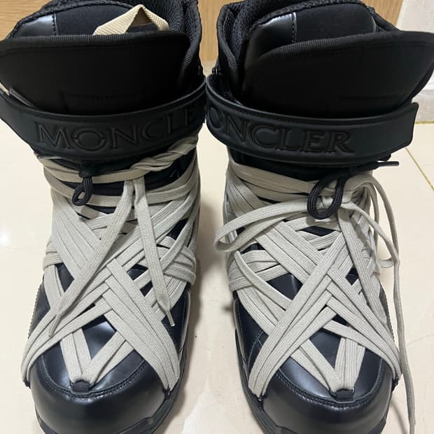 릭오웬스 몽클레어 앰버부츠 44